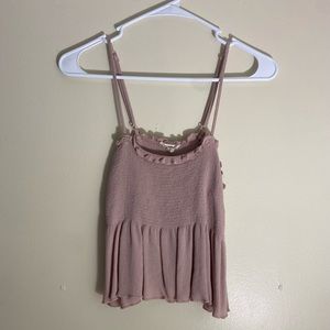 L.A. hearts pink crop top.